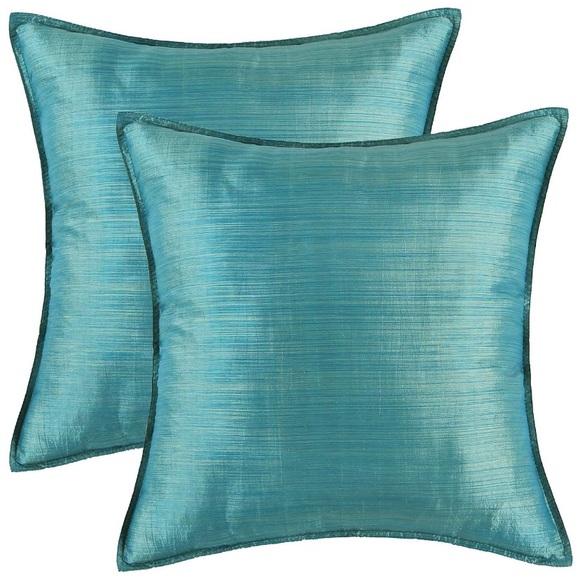 Other - NWT✨ Set of 2 Teal Accent Pillow Covers